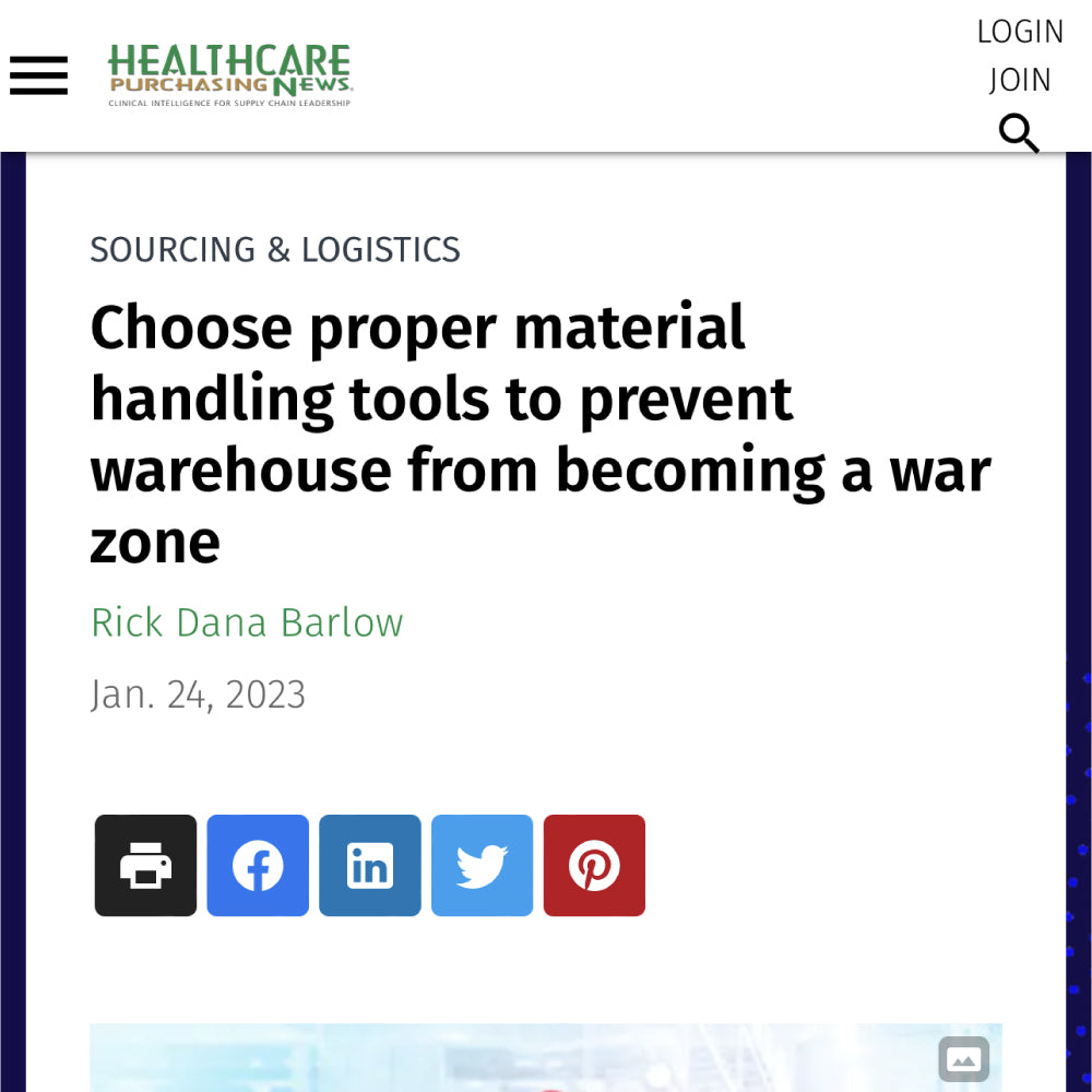 Healthcare Purchasing News ft. Diamond Storage Solutions